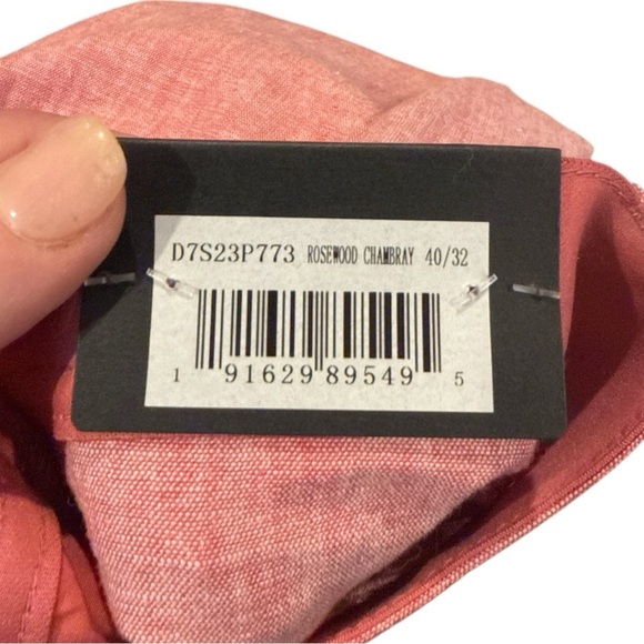 NWT - Dunning Golf Stretch Performance Pants - 40x32 - Rosewood Chambray - Picture 6 of 6